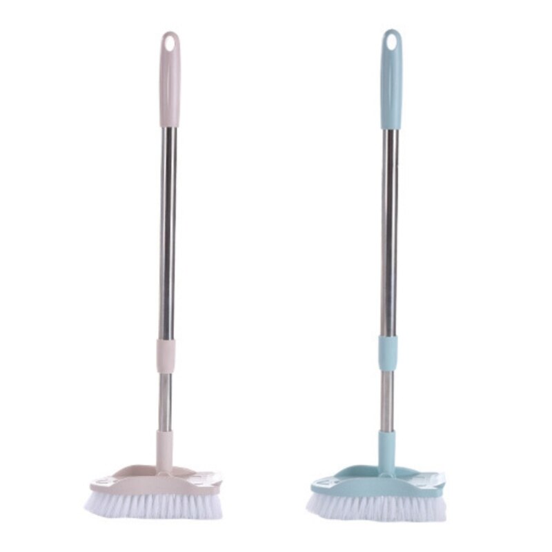 Long Handle Telescopic Bristle Cleaning Brush Detachable Floor Brushes Home Tool