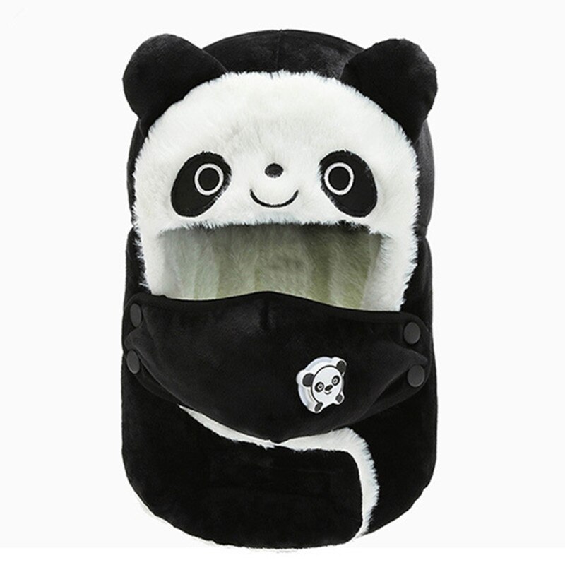 Kinder's earmuffs Hut mit Atmung Ventil warm Winter Samt Bomber Hüte Pro Kinder Jungen Mädchen Karikatur niedlich Ski Deckel