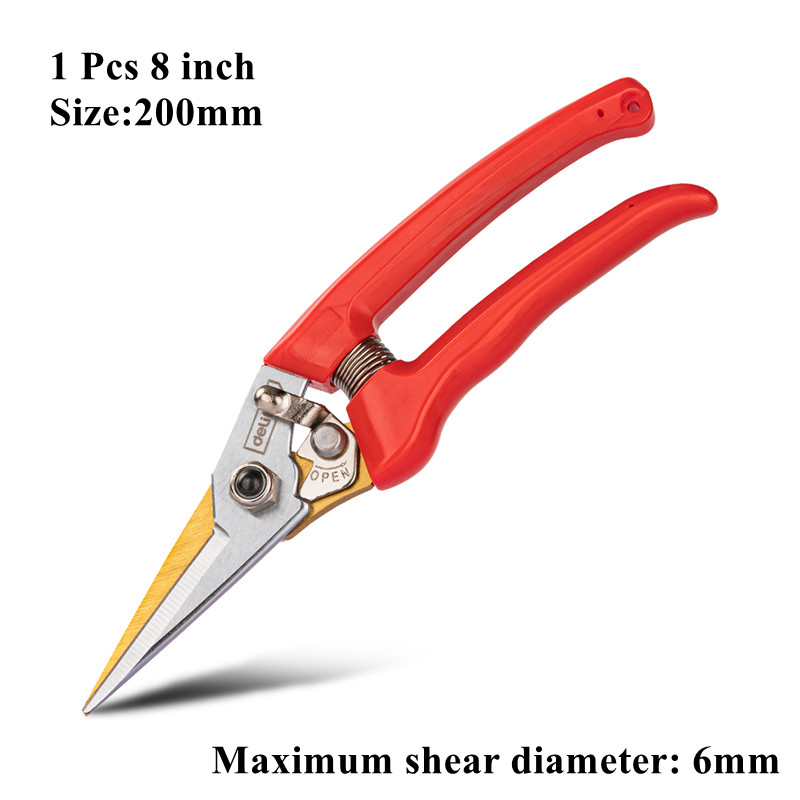 1 Pz Potatore Forbici Da Giardino Professionale affilato circonvallazione Cesoie Da Potatura rifinitore per Alberi Cesoie A Mano clipper per Attrezzi Da Giardinaggio: Blu