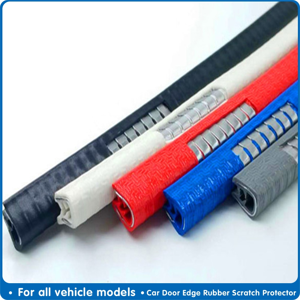 Universele Auto Deur Edge Scratch Protector Strip Guard Trim Auto Anti Collision Strip Met Stalen Auto-Styling 5 M deur Seal