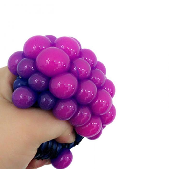Anti Stress Ball Novelty Fun Splat Grape Venting Balls Squeeze Stresses Reliever Toy Funny Gadgets