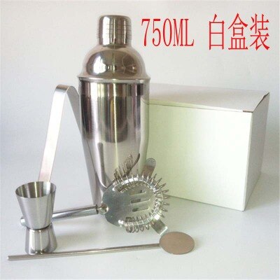 -myyntityylinen cocktail shaker setti viisiosainen cocktail shaker työkalu baari tarvikkeet koti baarit cocktail shaker baaritarvikkeet: Default Title