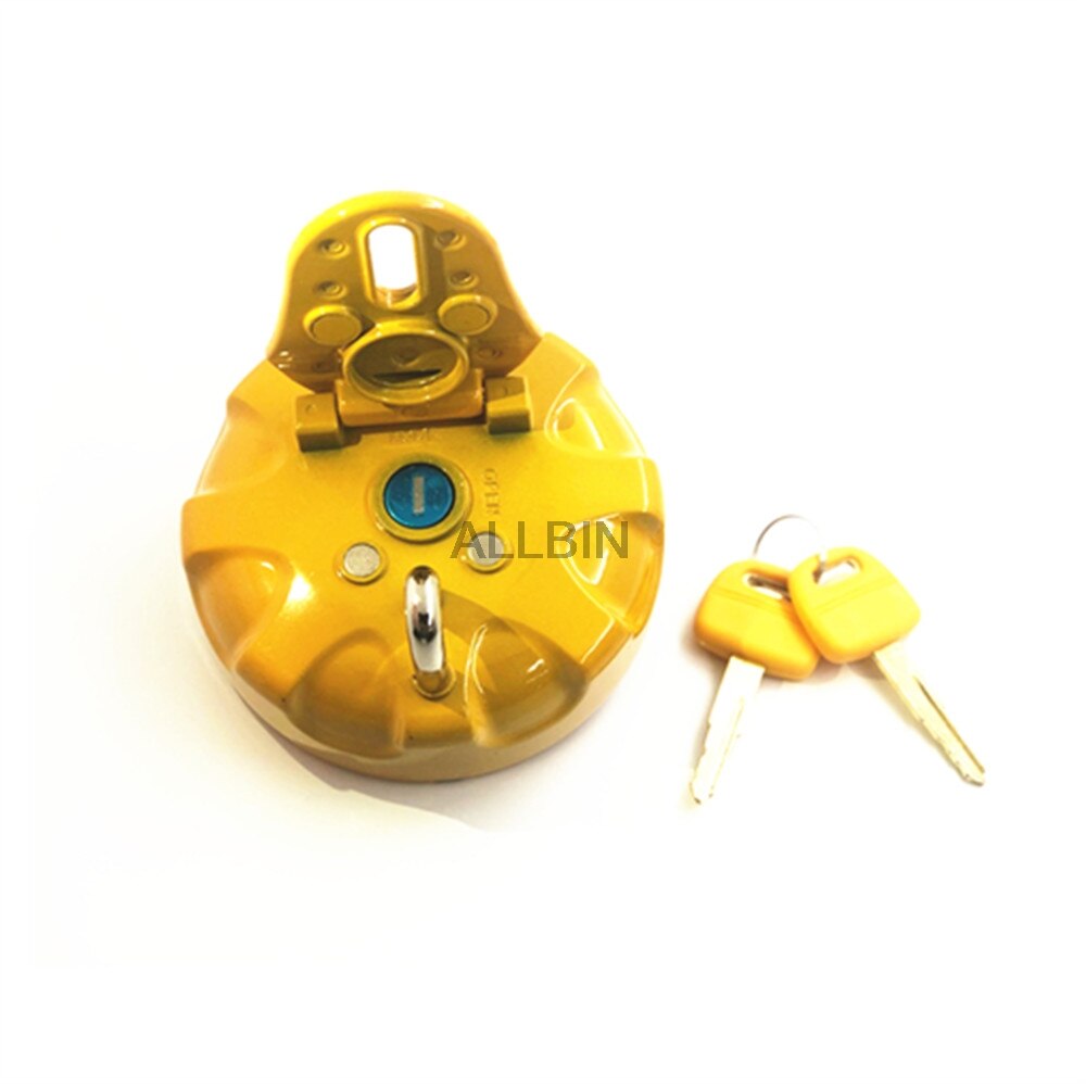 For VOLVO EC Anti-theft fuel tank cap Double anti-theft lock Diesel tank cover excavator accessories