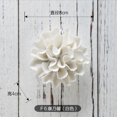 Handmade Three Dimensional Ceramic Flower Wall Decoration Plate Garden Home Decoration: 06