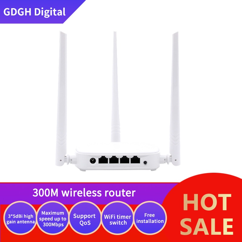 Glvision GLN318 300Mbps Draadloze Wifi Router Wifi Repeater Booster, Meertalige Firmware, 802.11b/g/n, Setup