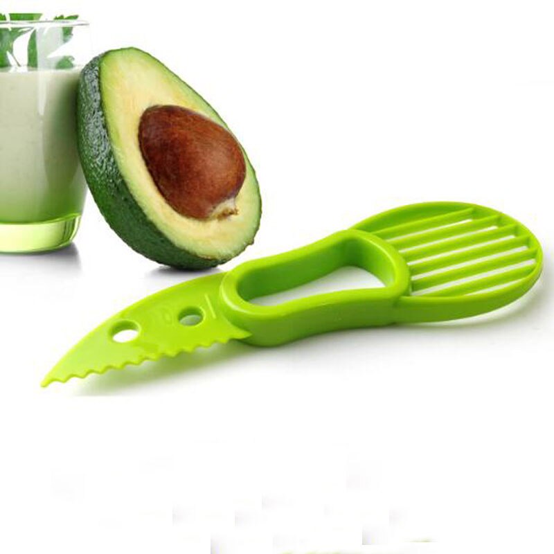 2 in plastic 1 snijder schiller splijt fruitpitten schep keukengereedschap multifunctionele fruitschiller