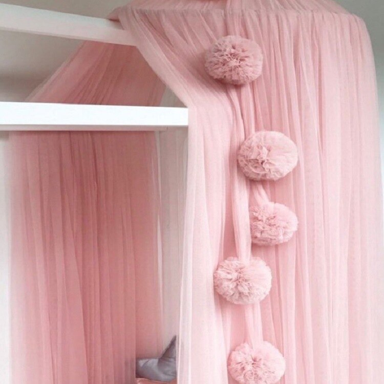 Nordic Baby Slaapkamer Chiffon Bal Opknoping Ornamenten Tent Klamboe Accessoires Bal Opknoping Muur Opknoping Ornamenten Room Decor