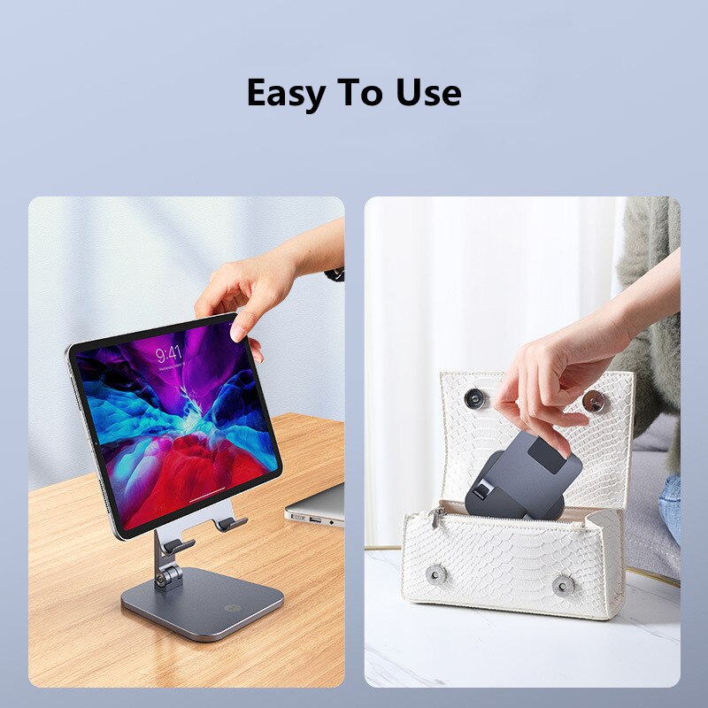 Tablet Telefoon Houder Stand Voor Iphone 12 Pro Xiaomi Huawei Aluminium Mobiele Telefoon Tablet Houder Voor Ipad Minder dan 13Inch