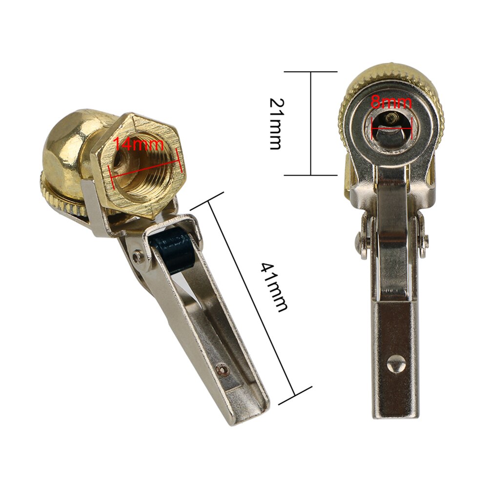 LEEPEE Tyre Inflator Fitting Kit Universal Clip-On Ball Foot Auto Car Air Chuck Tire For Tire Changers Tire Repair Tools