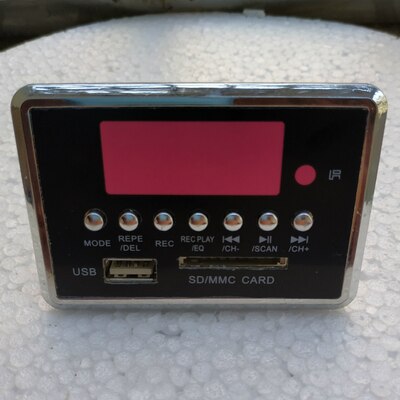 MP3-2101 consejos de voz con Panel de visualización decodificador USB teclado de grabación y Control remoto MP3-21: with shell
