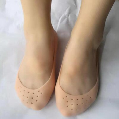 Chaussette hydratante en Gel de Silicone pleine longueur, traitement protecteur des pieds, pour femmes et hommes, outil de pédicure: 42-45skin