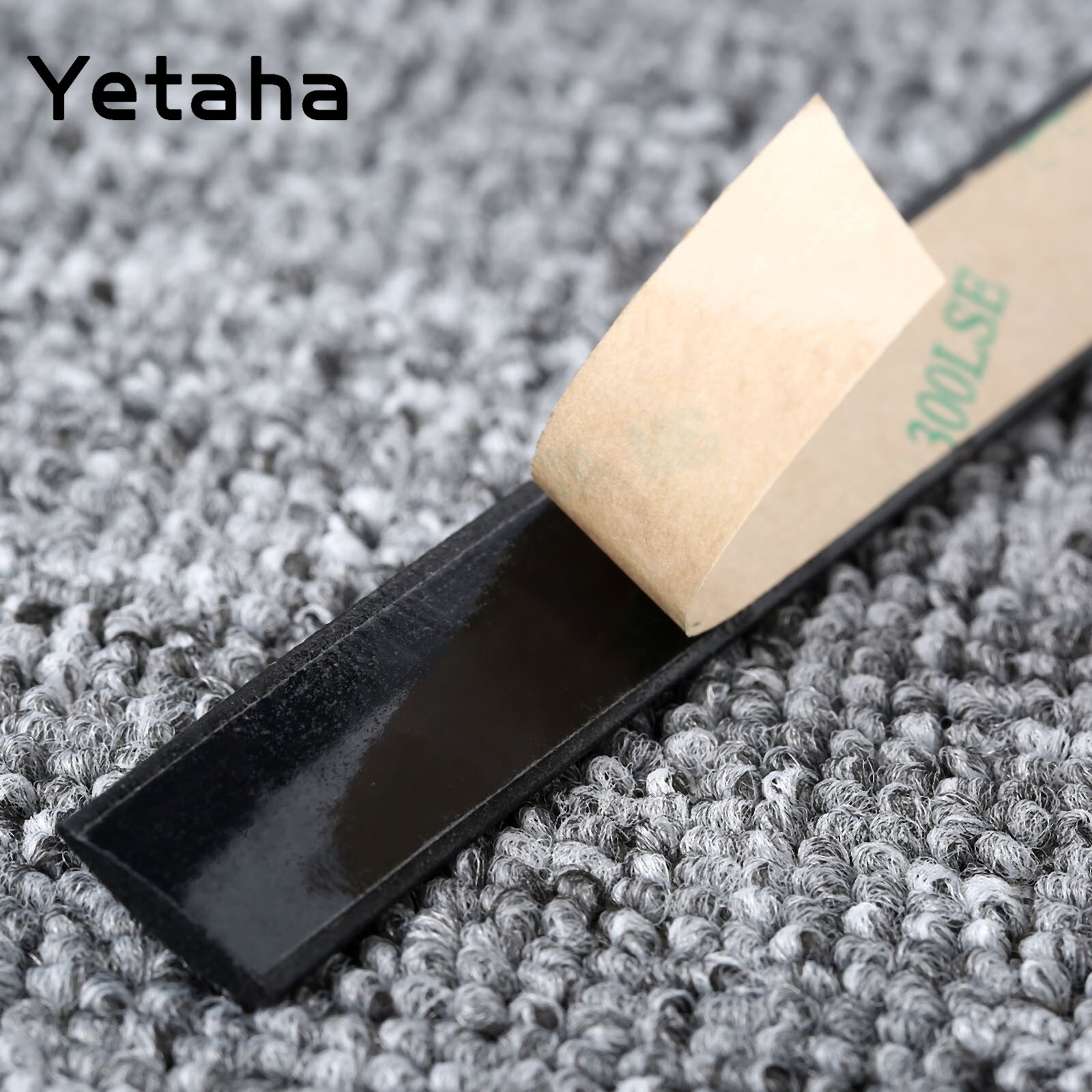 Yetaha 5 Meters Waterproof Rubber Sealing Strips Trim Weatherstrip For Auto Car Front Rear Windshield Sunroof Triangular Window