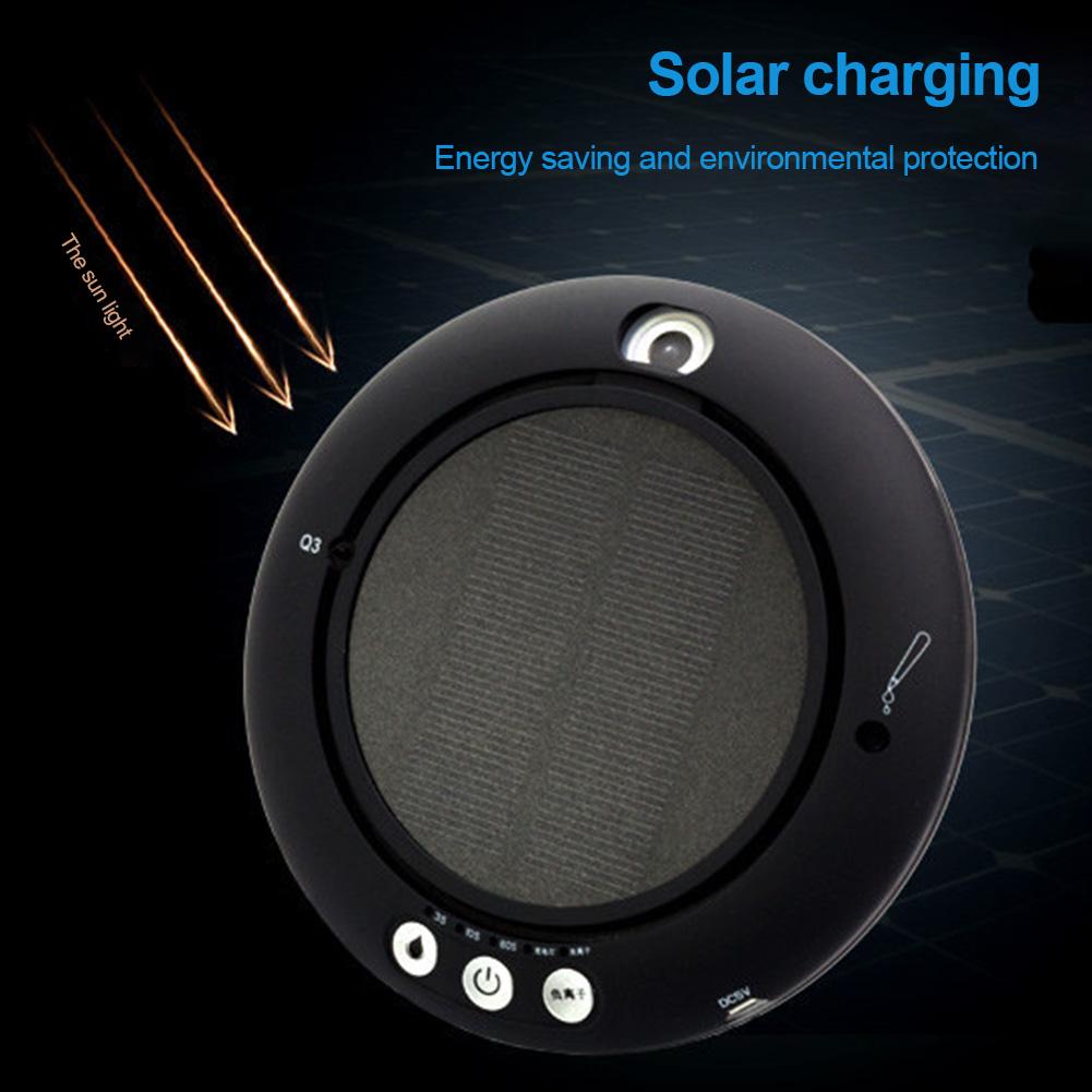 1Set Car Intelligent Solar Air Purifier Mini Car Multi-layer Filtration Oxygen Bar Humidifier