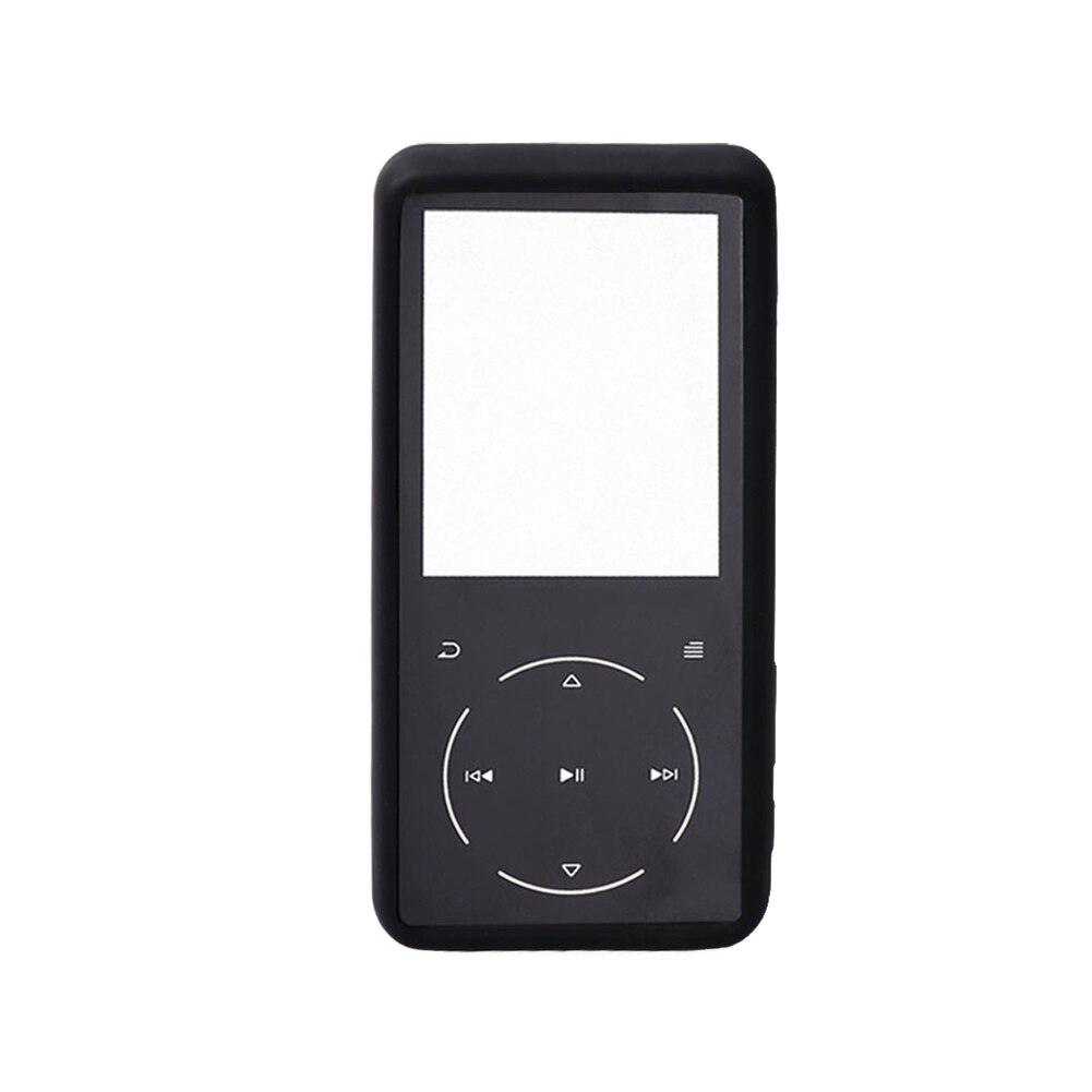 Cover Dustproof Non-Slip Flexible Soft Silicone Anti-scratch Solid Accessory Thin Protective Case MP3 Player For SOULCKER D16: Black