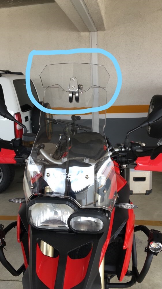 For Honda For Yamaha KTM BMW Ducati Universal Adjustable Windshield Screen Extension Deflector Moto Spoiler Wind Deflector