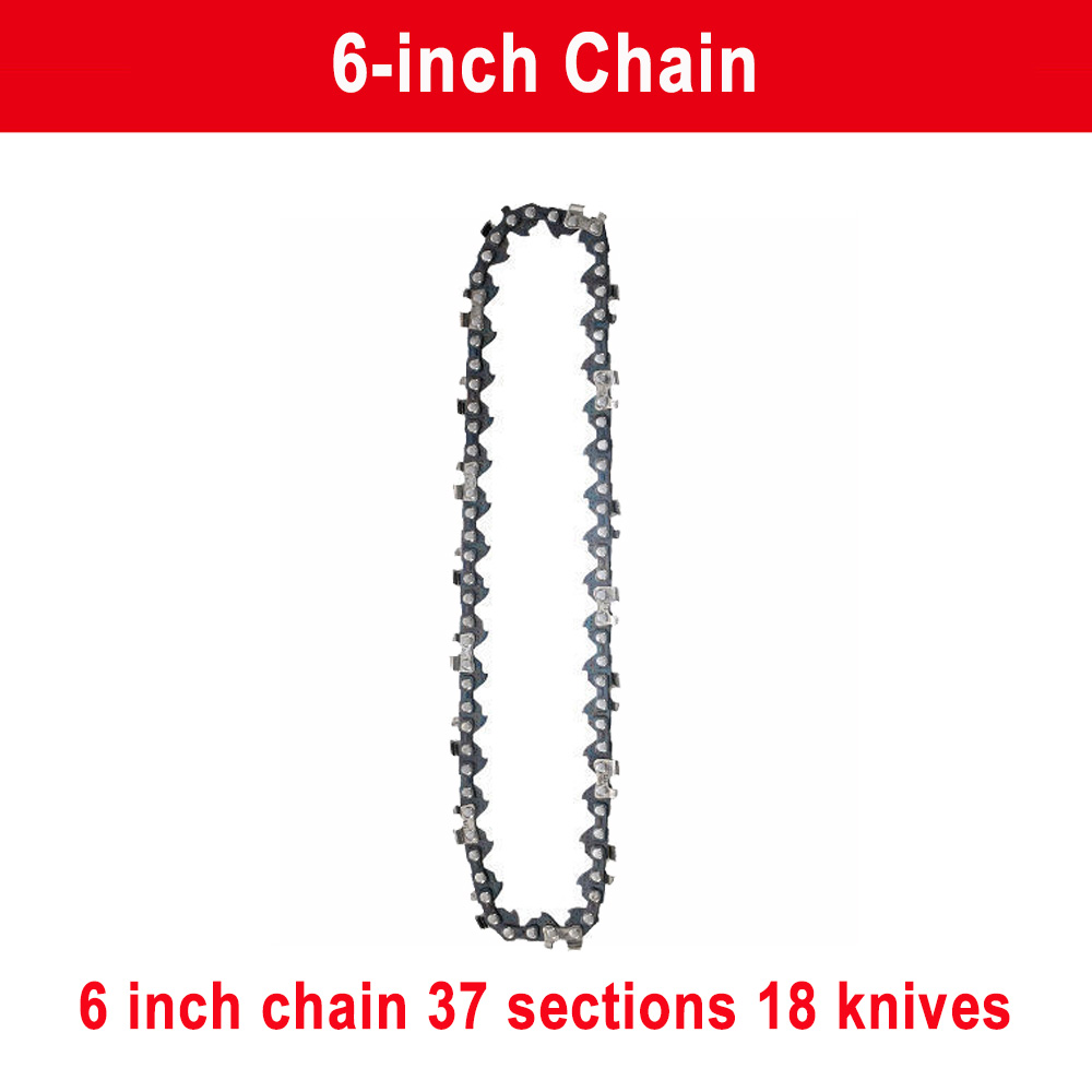 1/4 "chaîne de tronçonneuse 4/6/8 pouces Mini chaînes de tronçonneuse en acier tronçonneuses électriques chaînes d'accessoires remplacement Mini tronçonneuse électrique