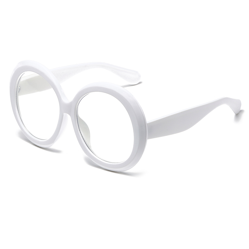 Wandern Vintage Übergroße Runde Anti Licht Gläser Frauen Braun Gradienten Gläser Weibliche Spiegel Klar Shades