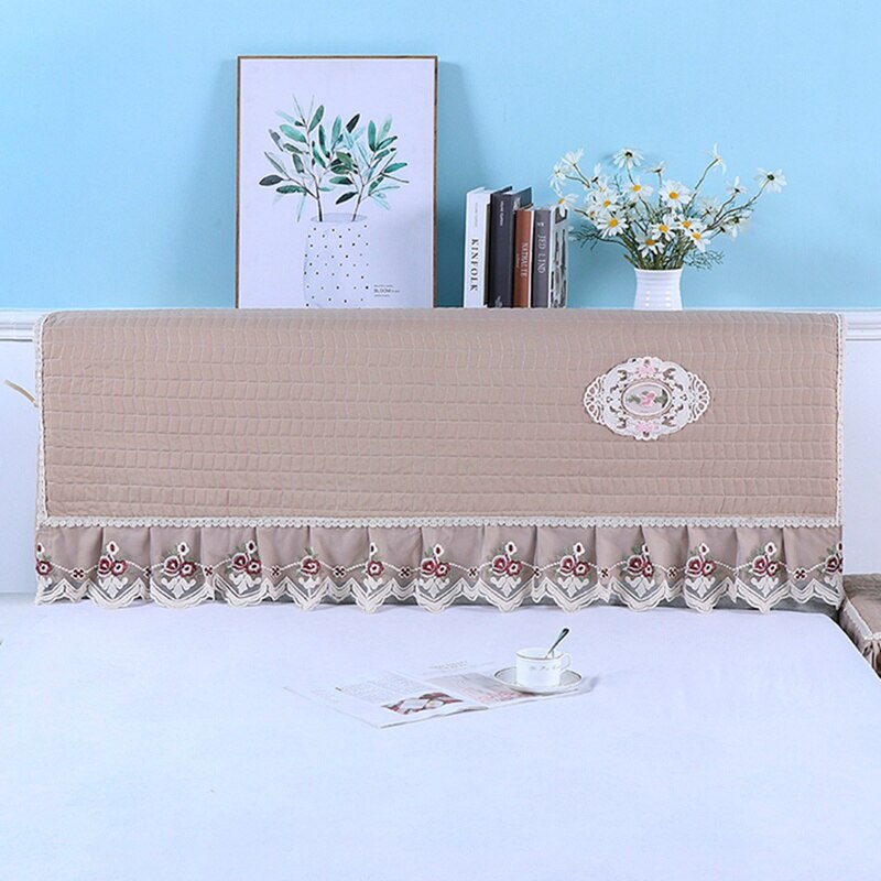 Uusin sängynpäädyn päällinen pestävä pölytiivis sängynpäällinen sängyn pään selkänojan suoja selkänojan kotelo päiväpeite sängynpäädyn päällinen: Kahvia / W150 x 65cm