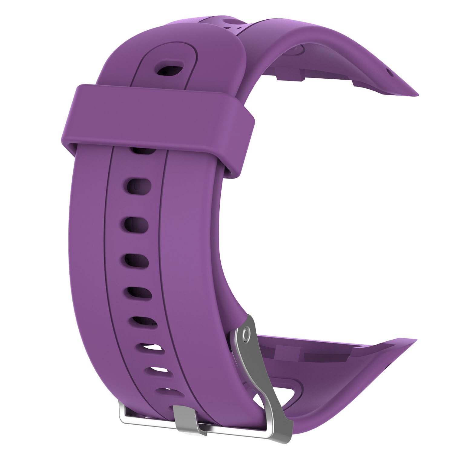 25/22mm Sport Silikon Armband Armband Für Garmin Forerunner 10 15 GPS Uhr Smart Armband Uhr Band Bunte armband: Purple / 25cm