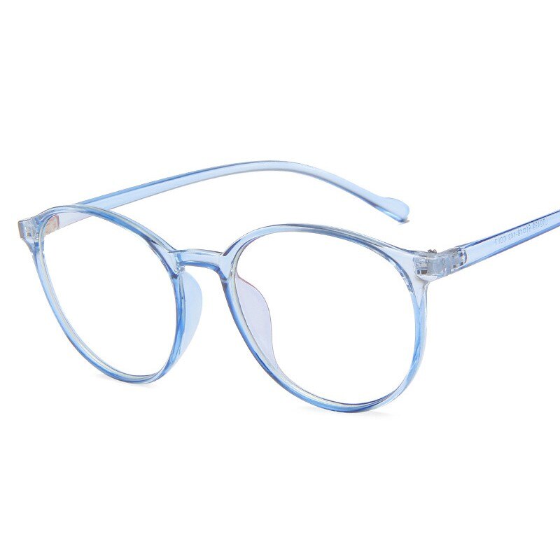 Gafas redondas de estilo Vintage para mujer, anteojos con marco óptico de espejo plano clásico para adulto, gafas de cuidado con visión Unisex: 03