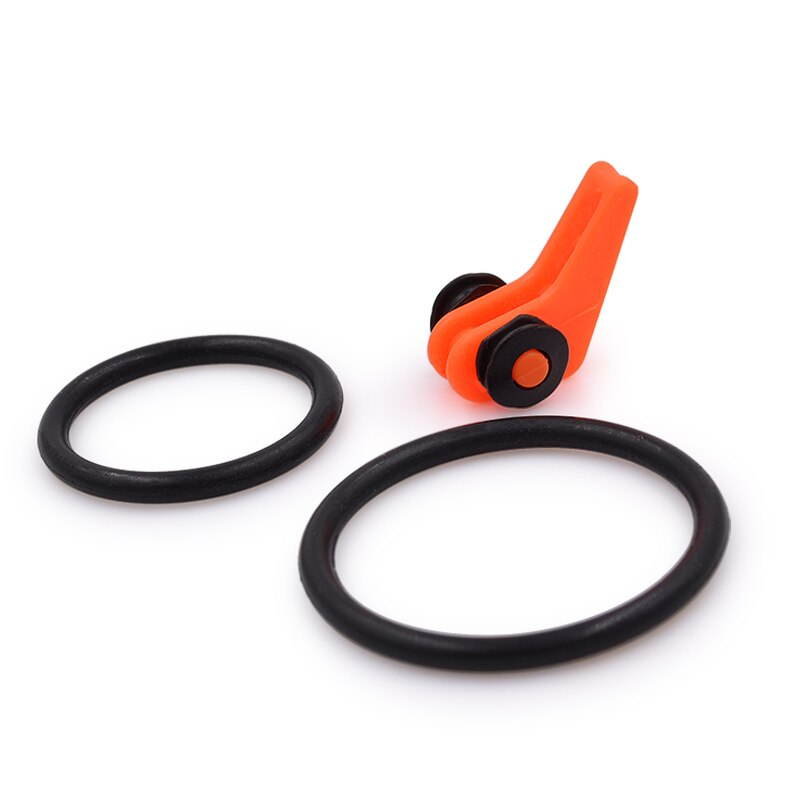 1 Stks Plastic Vishaak Keeper voor Hengel Pole Vissen Lokt Aas Vishaak Veiligheid Houder Visgerei Accessoires: Orange