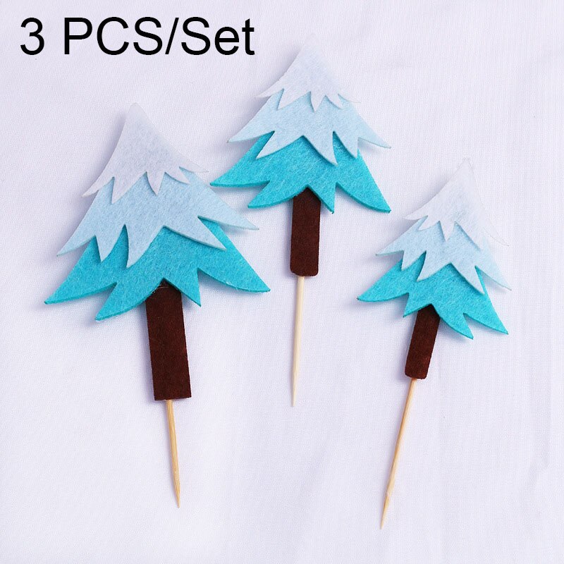 Small Tree Cake Topper Happy Birthday Party Decor Kids Boy Girl Birthday Cake Decor 1st Birthday Cupcake Toppers: 14