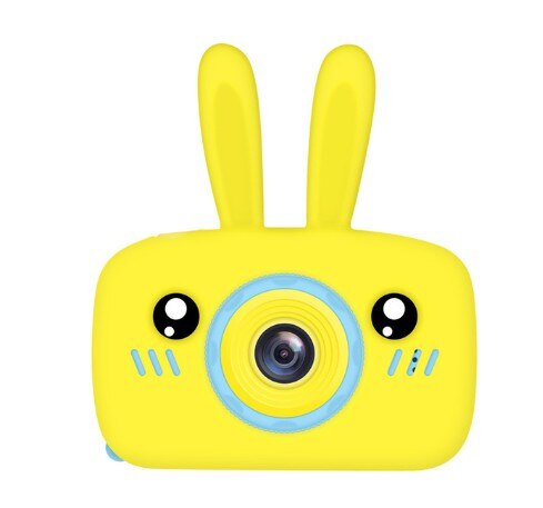 Kids Digital Camera HD - 2" Screen - 10-20MP - 1080P Video - Rechargeable Battery - SD Card Support: Yellow Rabbit / Camera with 16GB