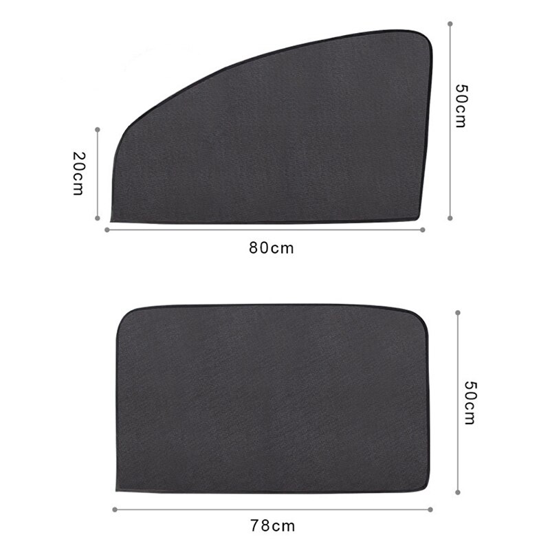 1pc voiture fenêtre latérale ombre magnétique voiture pare-soleil Protection UV voiture rideau voiture fenêtre pare-soleil fenêtre latérale pare-soleil fenêtre Film