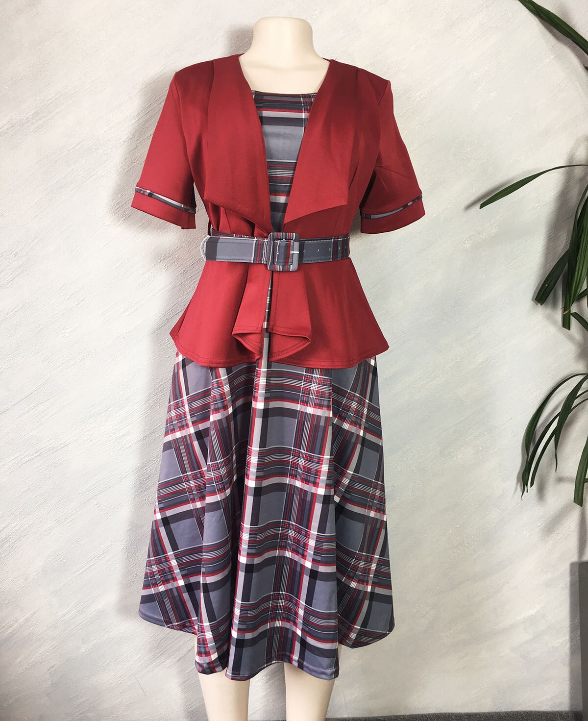 Afrikaanse Jurken Voor Vrouwen Afrikaanse Kleding Afrika Jurk Print Dashiki Dames Kleding Ankara Plus Size Afrika Vrouwen Jurk: Bourgondië / XXL