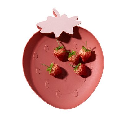 Nordic Cartoon Effen Kleur Fruitschaal Snack Snack Plaat Creatieve Plastic Fruitschaal Voor Keuken