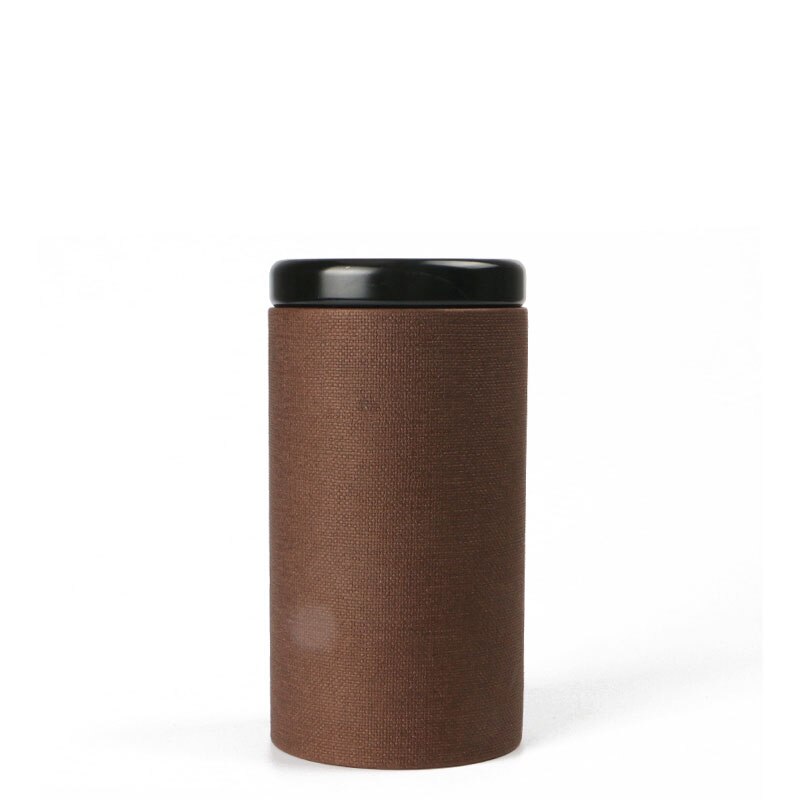 Xin Jia Yi Verpackung Papier Rohr Metall Kappe Runde bilden Kosmetische Papier Schlauch Verschiedenen Farbe Lippe Balsam Rohr Papier Eco freundliche Boxen: 9.9cm x 19cm / Schokolade
