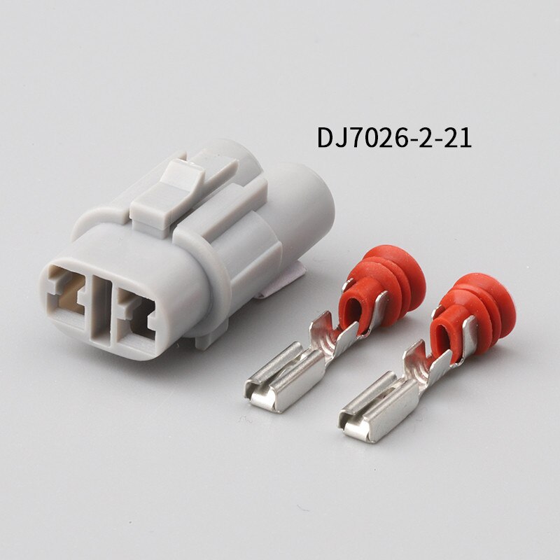 100 sets kit Sumitomo MT sealed 2 pin way male female housing gray waterproof auto connector for 6180-2321 6187-2311