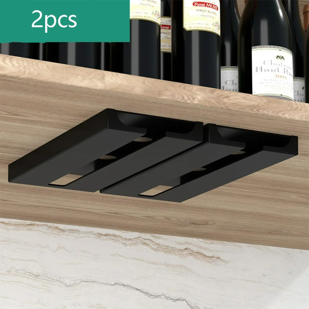 Keukenkast Gratis ponshouder Wijnglasrek Hangende houder Plank Multifunctionele beker Classificatie op organisator: Bordeaux