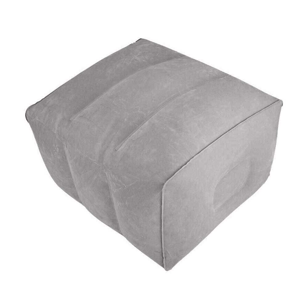 Adjustable Travel Pillow PVC Inflatable Foot Pad Airplane Car Bus Footrest Pillow Kids Flight Sleeping Resting Pillow