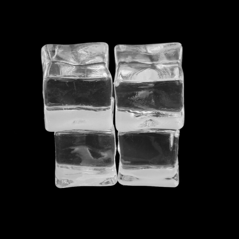 20Pcs Kunstmatige Acryl Ijsblokjes Crystal Barwar Bruiloft Decor - 2.5Cm