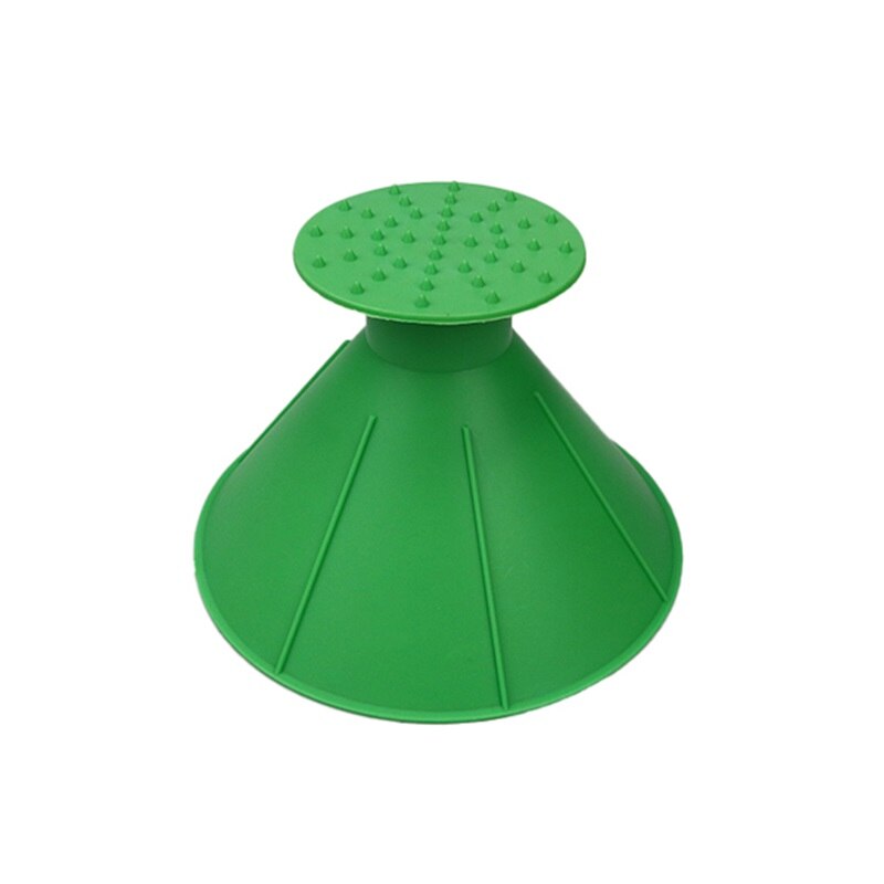 Auto Ice Scraper Useful Car Windshield Snow Removal Magic Outdoor Ice Shovel Cone Shaped Funnel Snow Remover Tool Scrape: Green