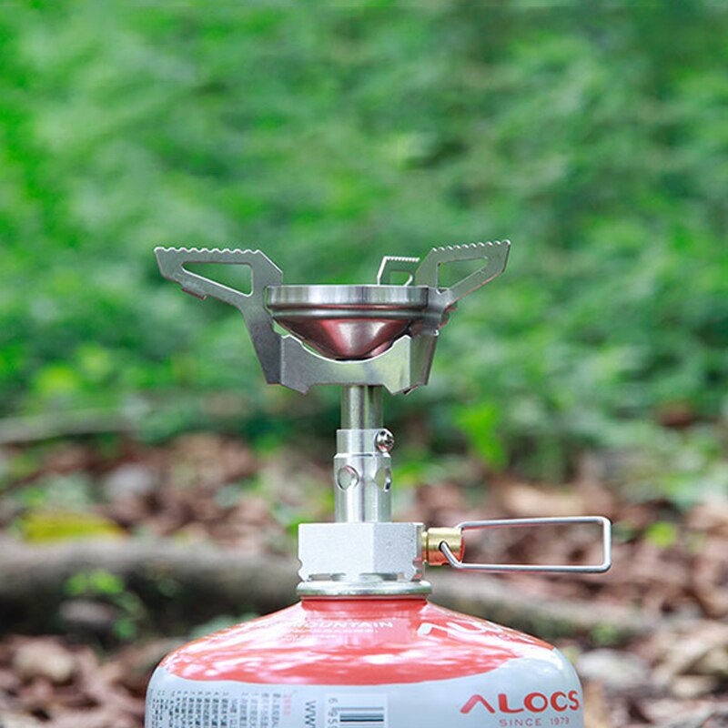 Camping Gas Stove Mini Gas Burner Removable Foldable Cooking Stove Outdoor Hiking Trekking Cooker Portable Camping Equipment