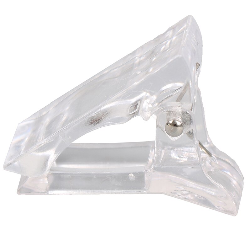 5pz pratici chiodi finti morsetto punte per unghie clip dito trasparente costruzione rapida gel estensione chiodo arte manicure attrezzo