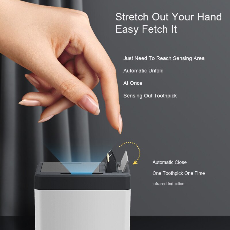 Clever induktion mit USB zahnstocher Kasten, automatische Innovation, Heimat Restaurant, Hotel, automatische Pop-hoch elektrische zahnstocher Halfter