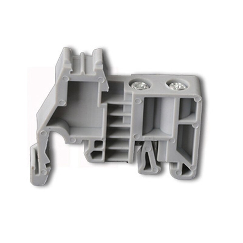 E/Uk Din Rail Terminal Blocks End Stopper Bracket Grey,Terminal Block Connector(Pack Of 100)