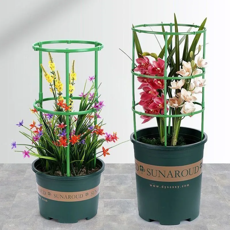Soporte para plantas verdes, marco de pila, arreglo de invernadero, varilla fija semicircular, plantas de flores de interior, soporte de escalada de vid, pluma Hock