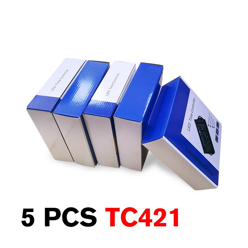 Verbeterde TC420 TC421 Tijd Programmeerbare 5 Ch Output Led Strip Licht Controller, Veel Gebruikt In Aquaria, aquarium, Plant Grow