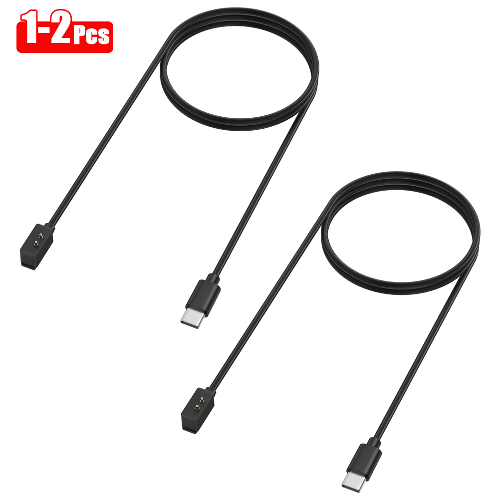 2 uds/1 ud./lote cargador tipo C de 100cm para Xiaomi Mi Band 7 Pro Cable de carga rápida para cargadores Redmi Watch 2 Lite soporte de base