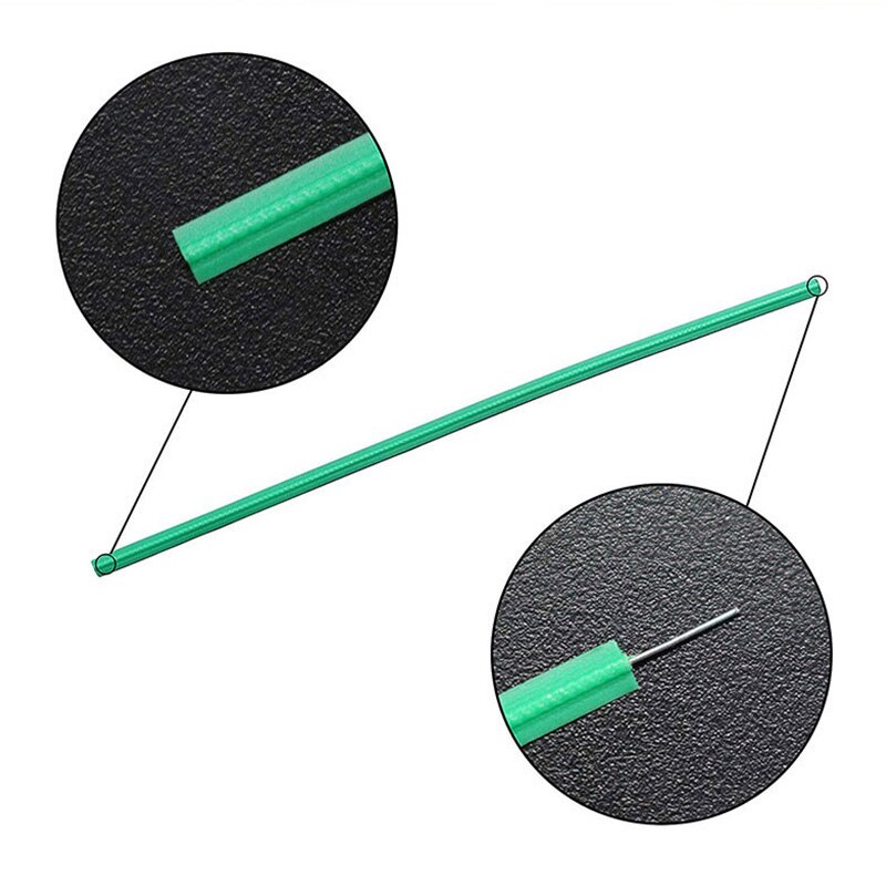 100 Uds., planta de amarre trenzado, alambre verde resistente para jardinería, Cable reutilizable, planta, bridas, flor, Rama, Clip de fijación