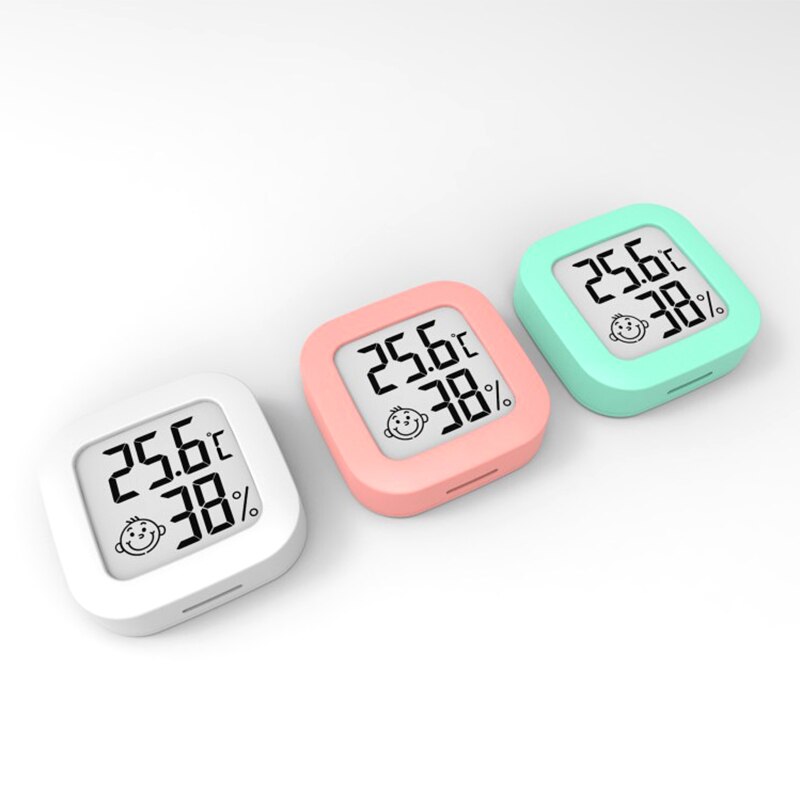 Moniteur Qualité Air Intérieur 2 Pièces Thermomètre Hygromètre Intérieur Mini, Thermomètre Digital D Thermomètre Interieur