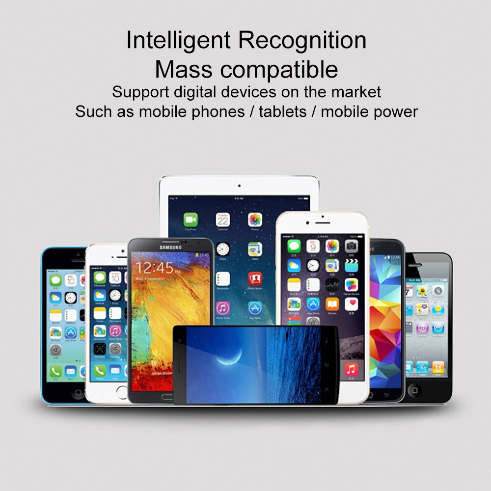 Tablet Charger Plug For Apple Huawei Samsung Xiaomi Universal Tablet Charger 5V2.4A Dual USB Port Charging Chargers US Plug