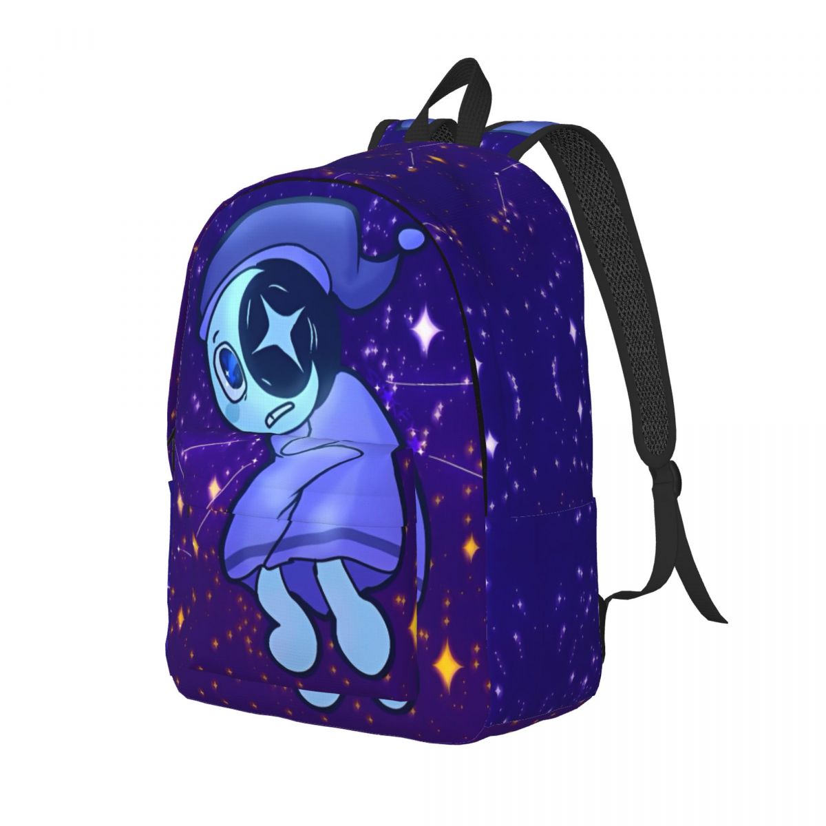 Dandys World Backpack for Men Women Teenage Student Hiking Travel Daypack Cartoon Game Laptop Computer Shoulder Bag Durable: 12 inches / SKY BLUE