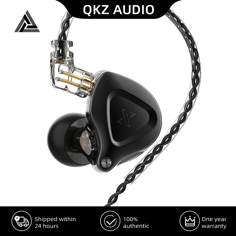 Qkz  zx2 zsn pro in-ear-kopfhörer mit hybrid-technologie, 1dd -bass, metall-ohrhörern, sport-headset mit geräuschunterdrückung und monitorfunktion