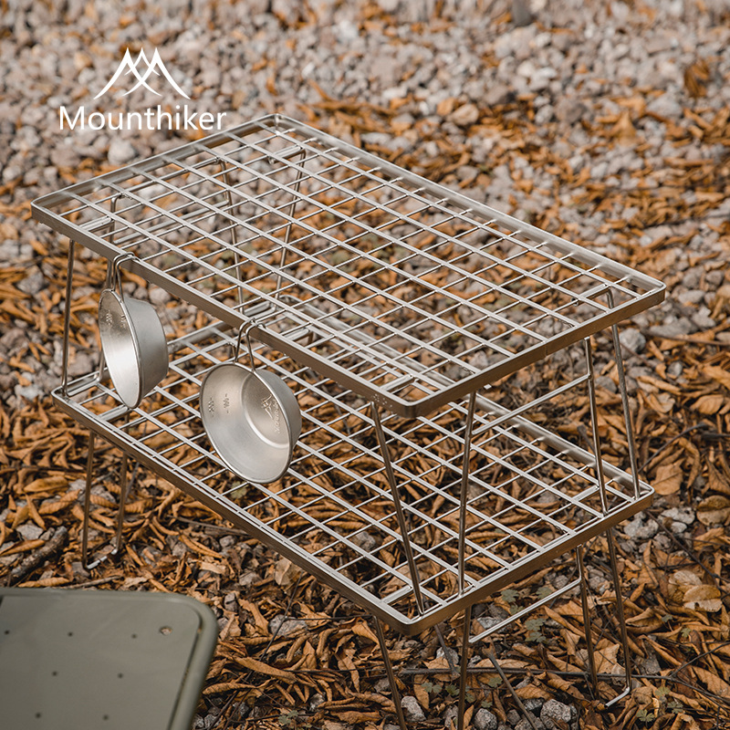 Camping BBQ Picknicktafel DIY Opvouwbare metalen tafel 60x35cm