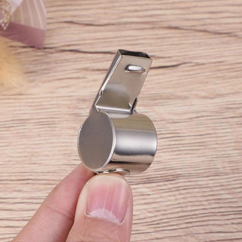 Metal Whistle Referee Sport Rugby Party Training School Survival Outdoor Steel Basketball Cheer Football U7D2